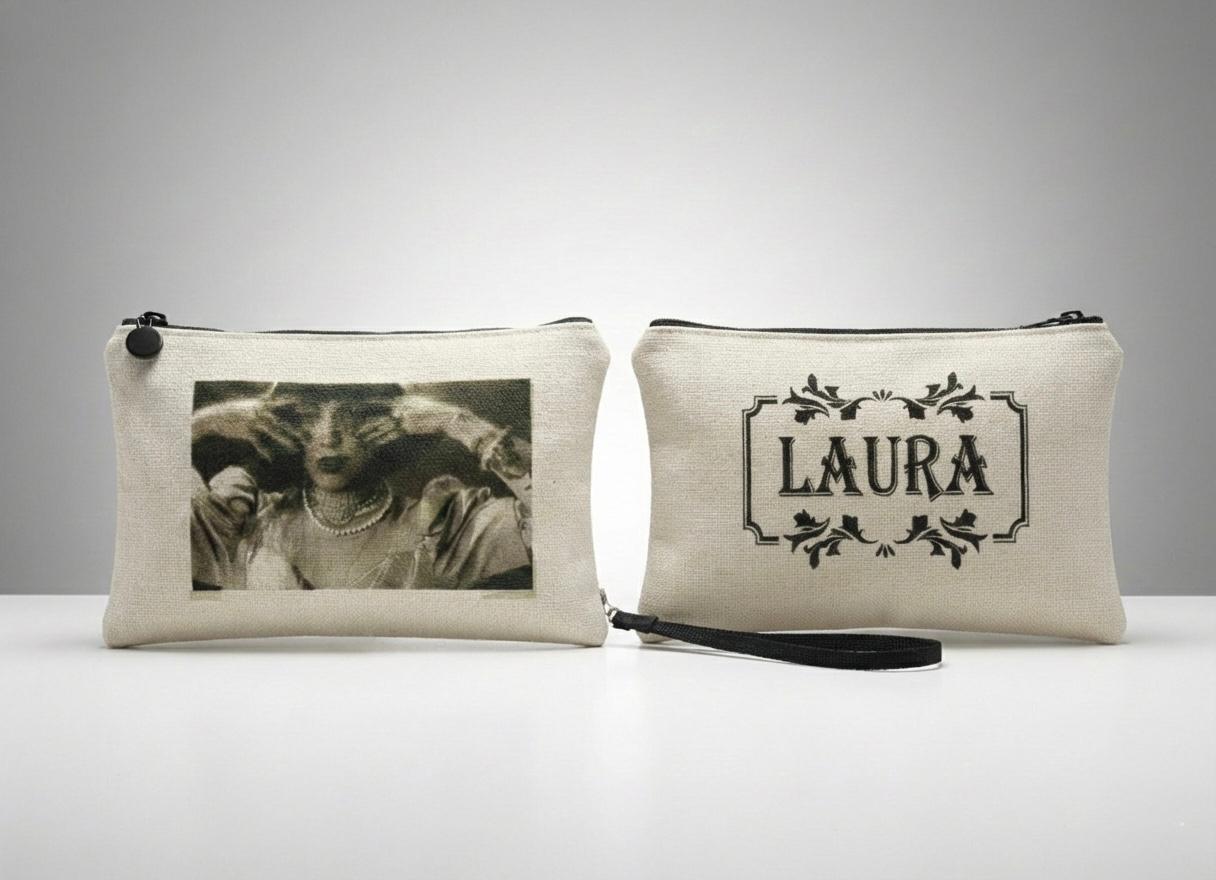 Estuche lino poliéster personalizado